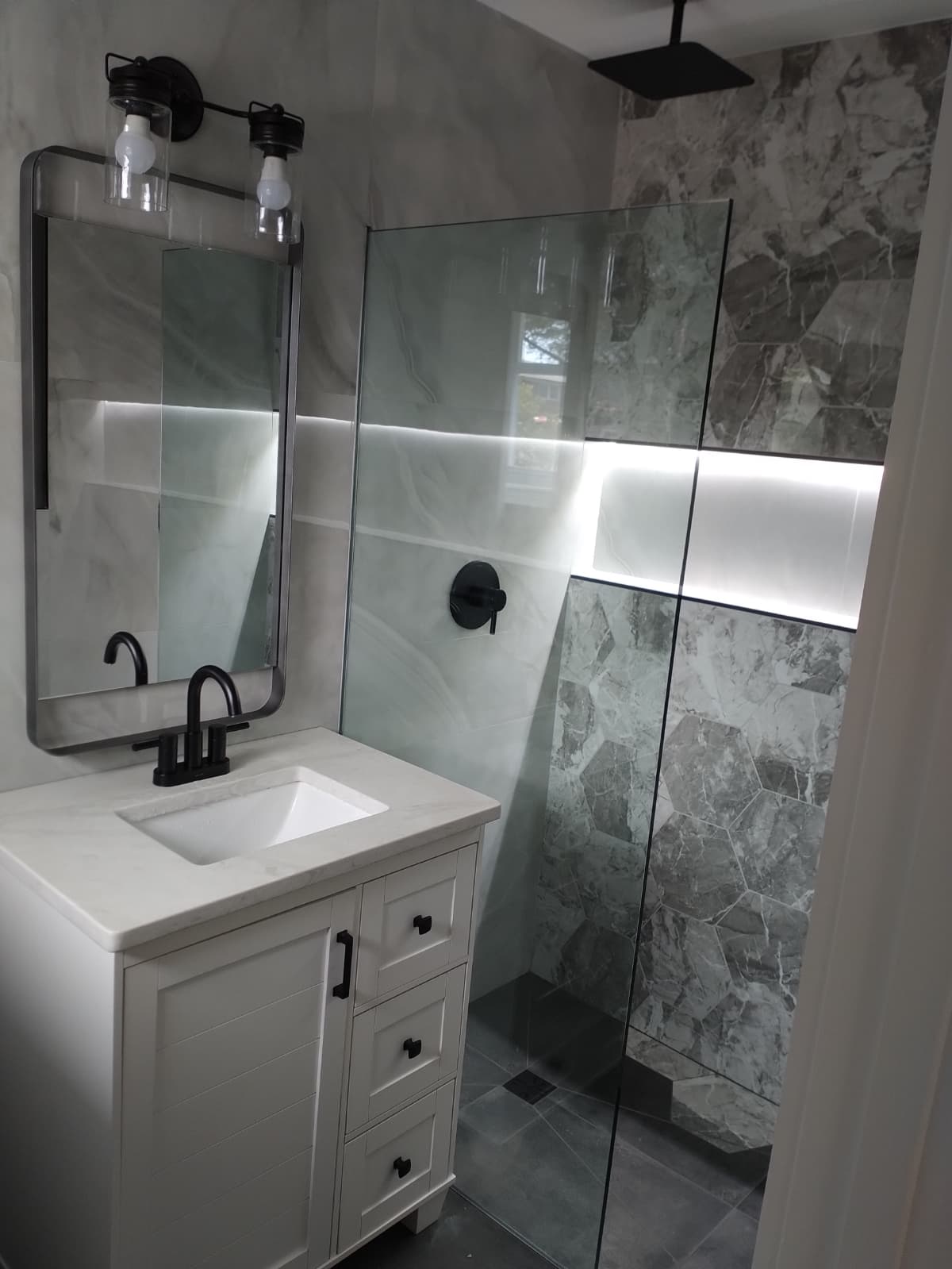 Completed remodeling project by Panhandle Pro Services