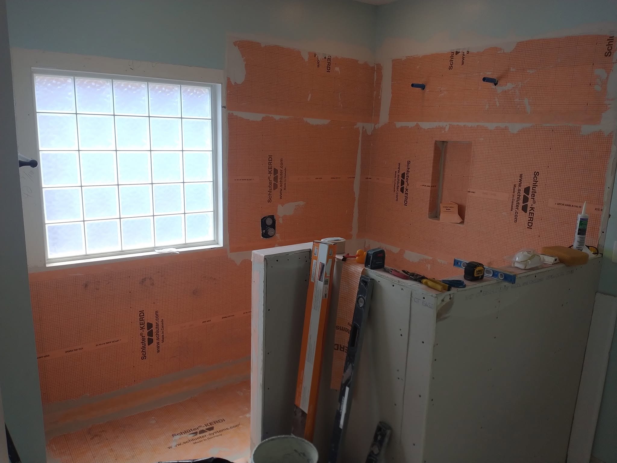 Interior demolition for whole-room renovation